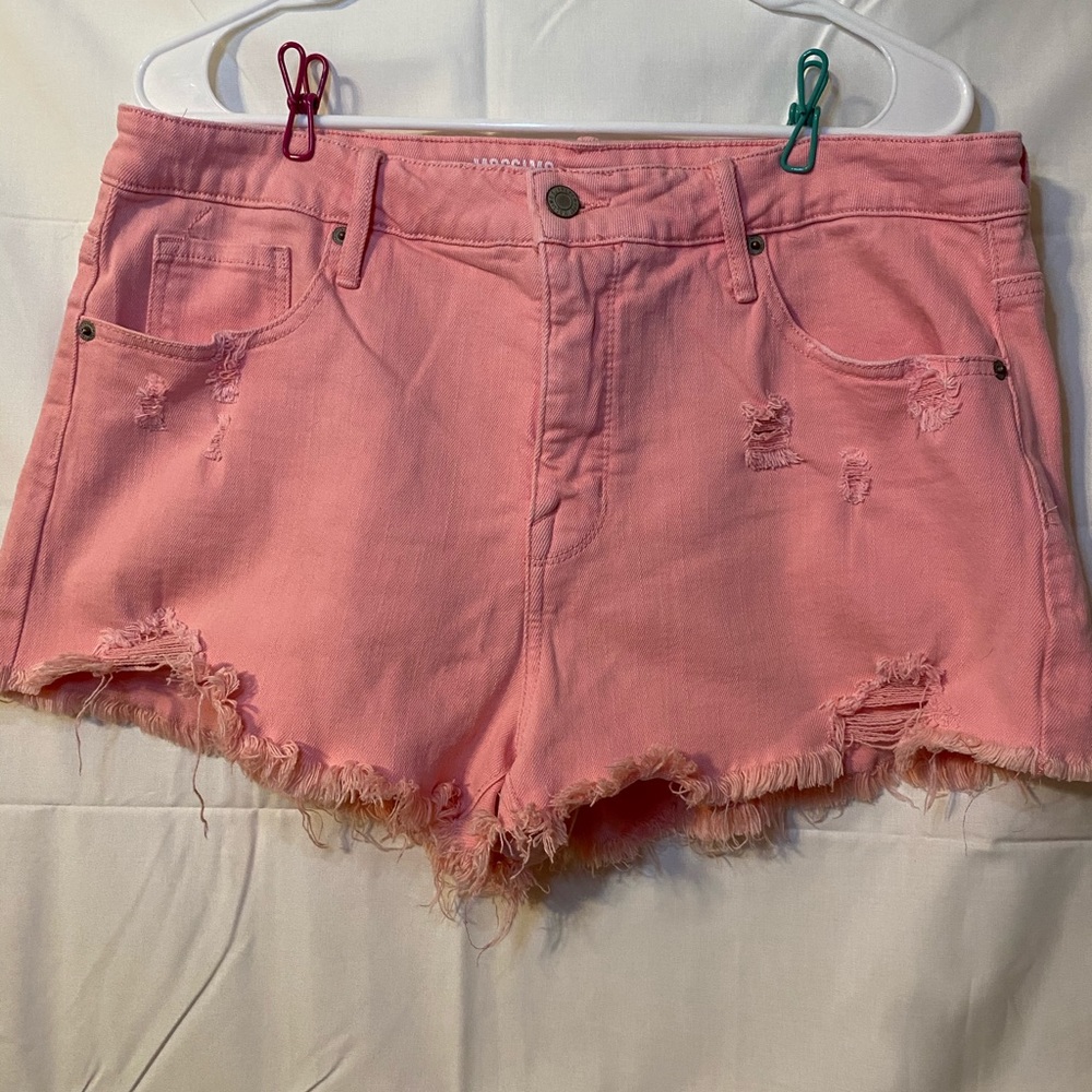 Pink target high waisted shorts